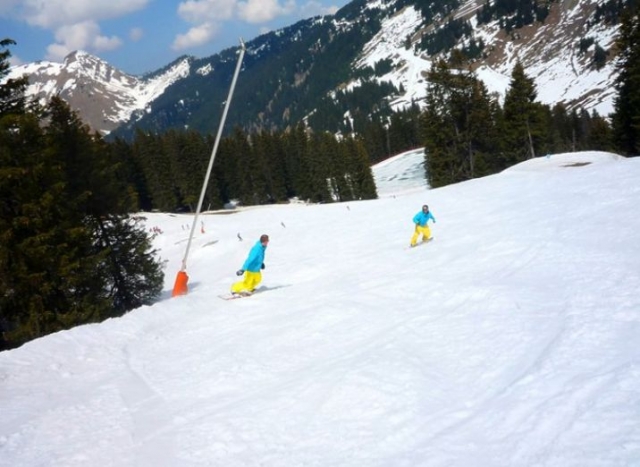  Snowboard en pista